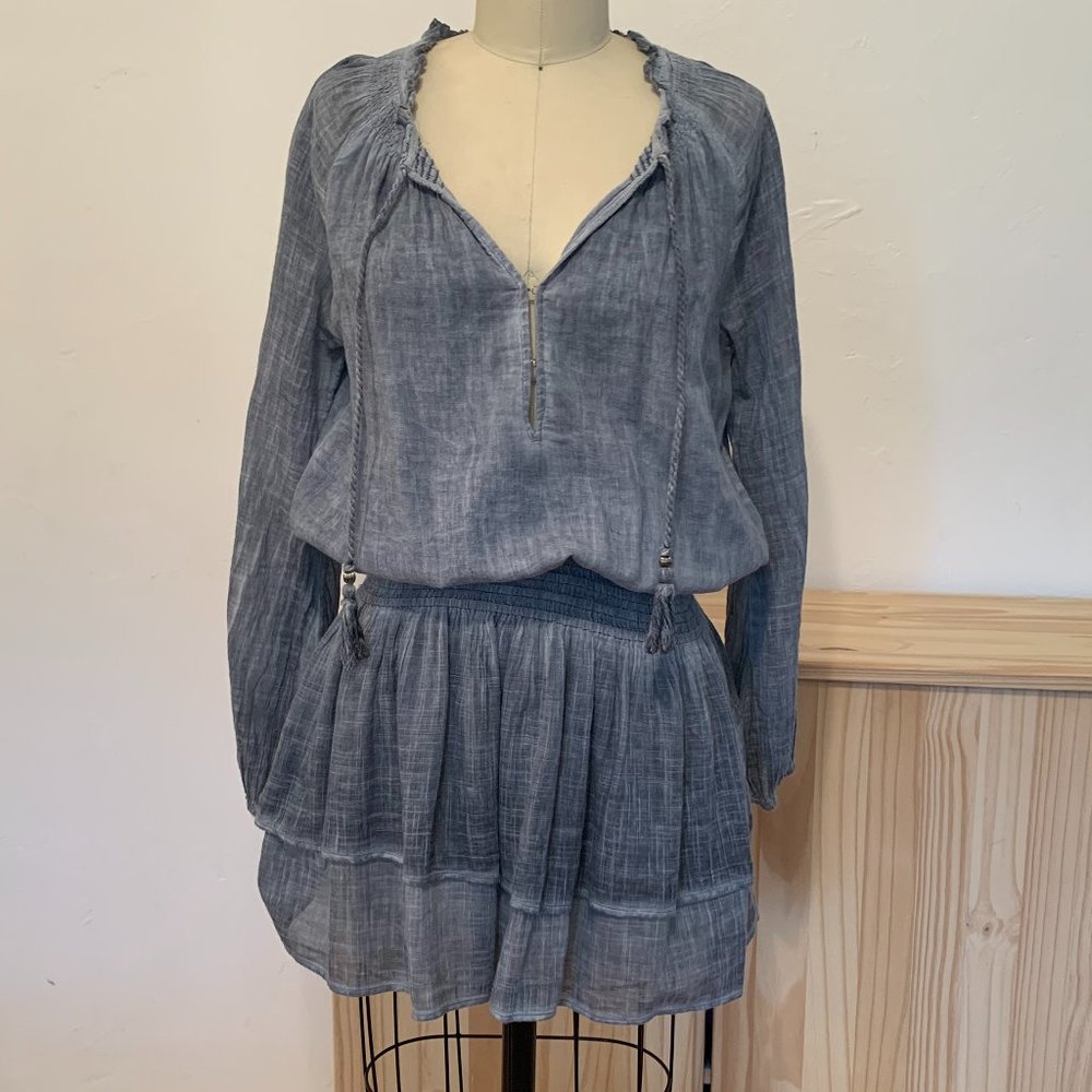 Natural Life Boho Long Sleeve Mini Dress